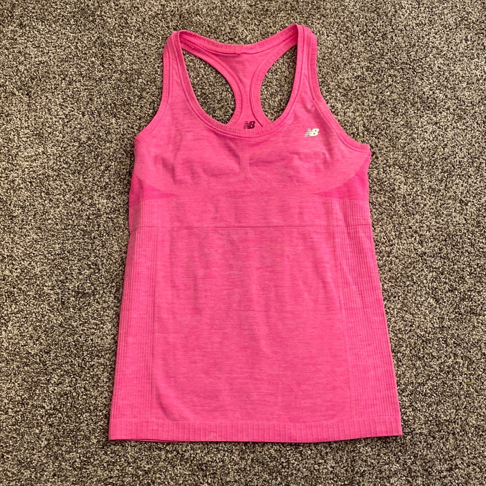 New Balance Racerback Tank in Pink